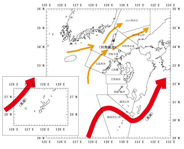 予報対象海域図