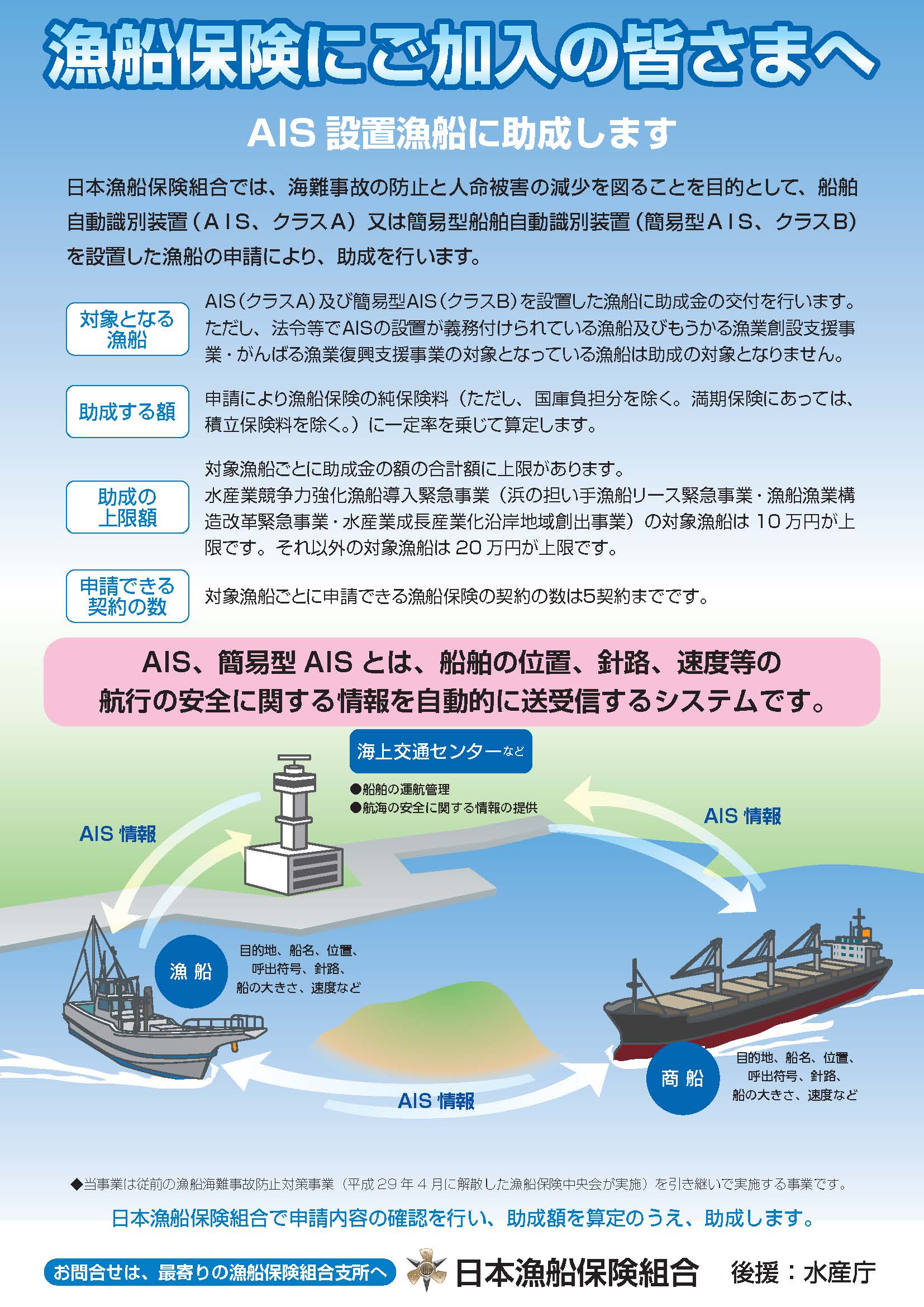 漁船保険にご加入の皆さまへ