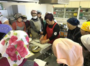 料理教室の様子