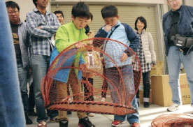 漁具屋での見学・体験