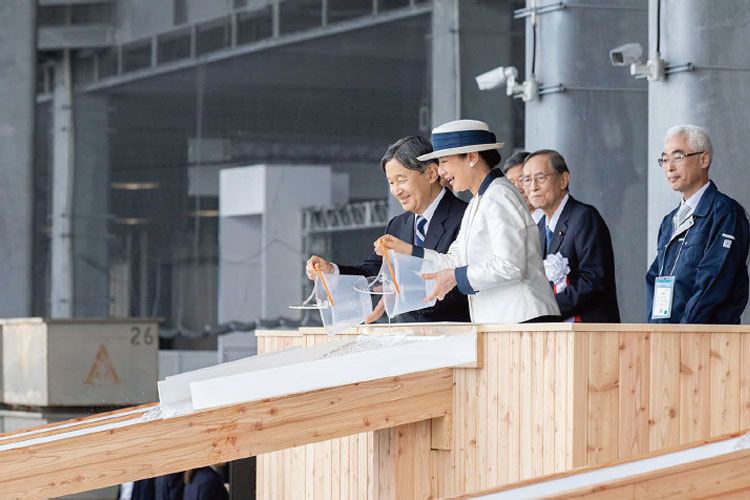 御臨席された天皇皇后両陛下（写真提供：北海道）
