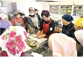料理教室の様子(写真提供:福島県漁業協同組合連合会)