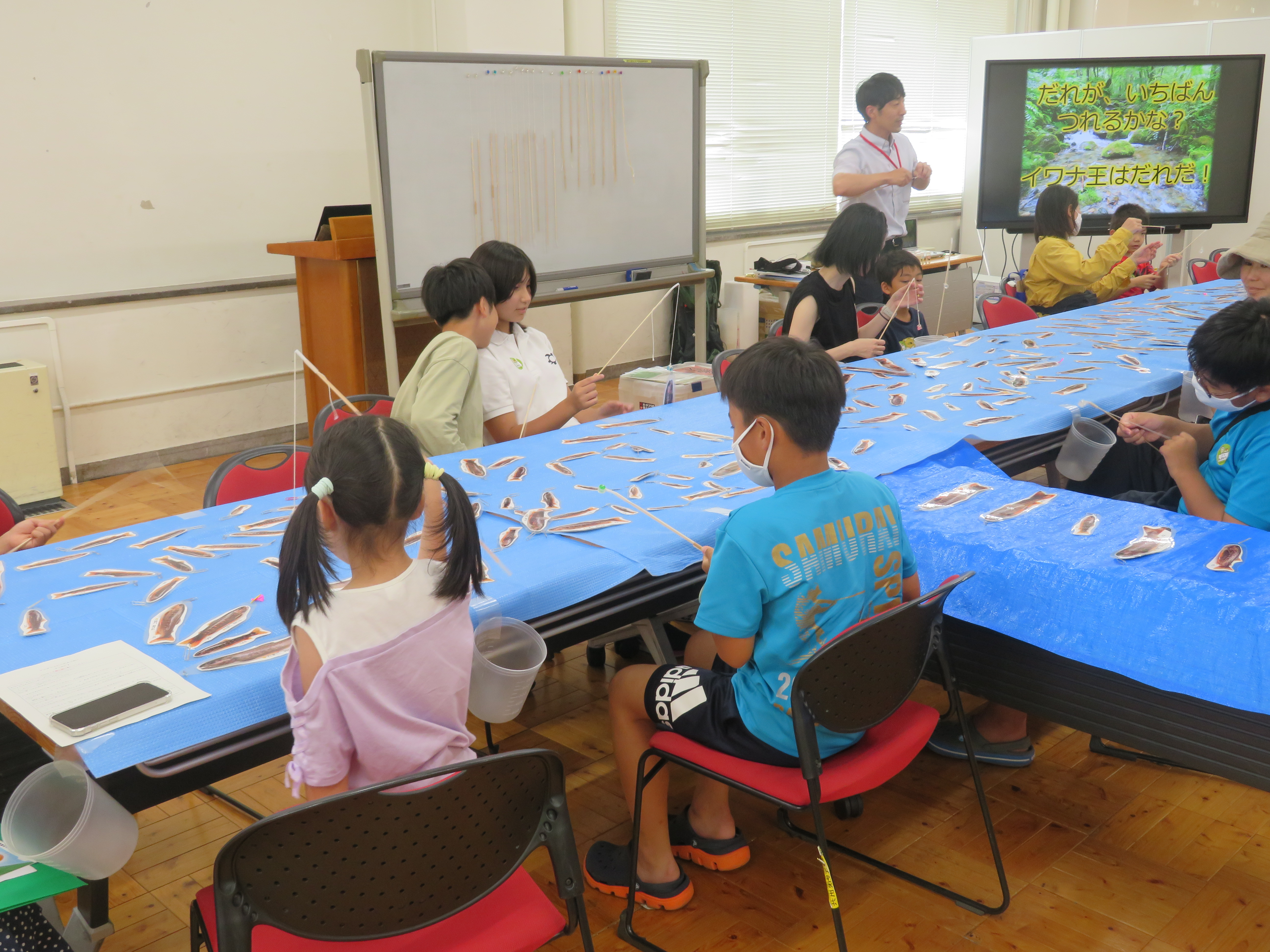渓流釣りプログラムの会場