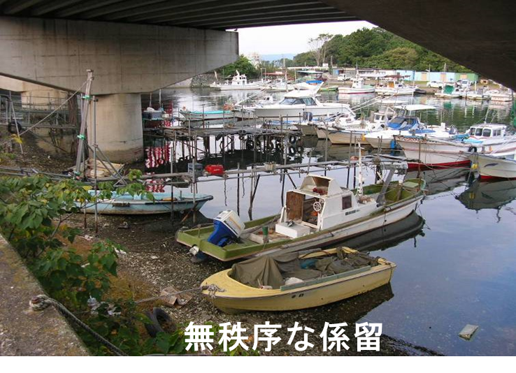 無秩序な係留