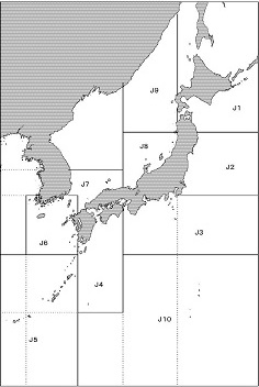採捕海域図